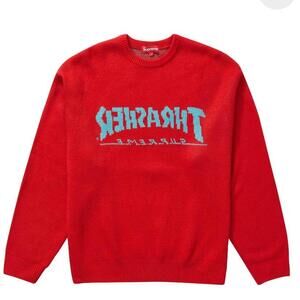 Supreme Thrasher Sweater Red
